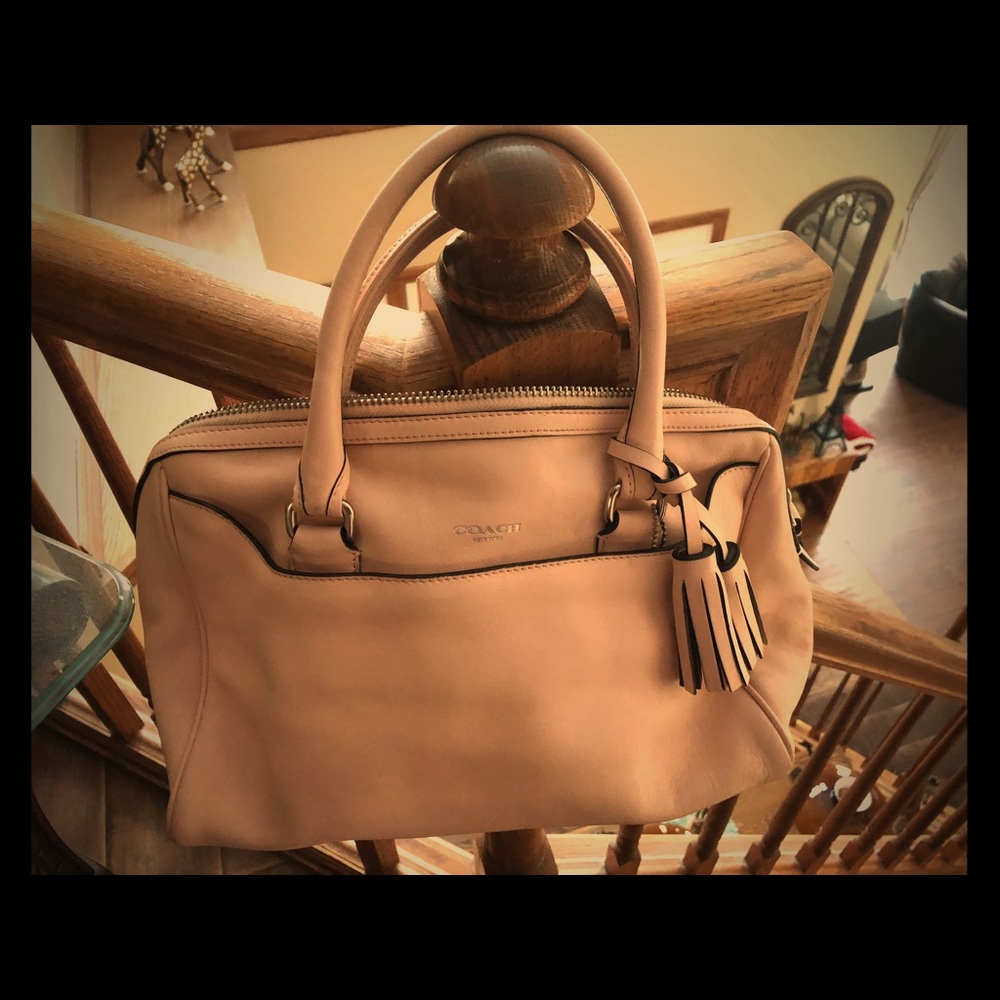 Pink coach bag